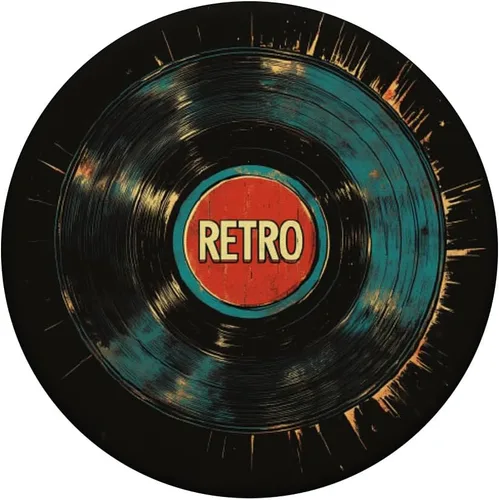 Vista 3 de Red Vinyl Record Player Vinyl Collector Retro Music Lover PopSockets Adhesive PopGrip