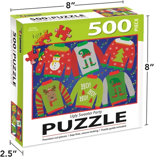 Vista 4 de Turner Licensing Suéter Puzzle UG de 500 piezas, multicolor