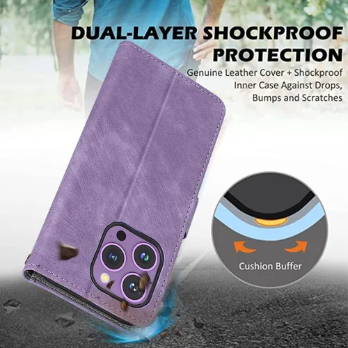 Vista 6 de Funda compatible con Honor X7, piel sintética con soporte para tarjetas, compatible con Honor Play 30 Plus/Play 30+ Flip cierre magnético, funda