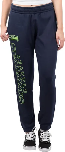 Vista 42 de Ultra Game NFL - Pantalones deportivos de vellón supersuaves para mujer Gris brezo