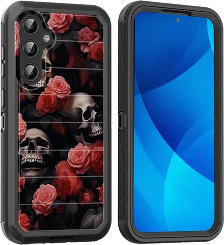 Vista 86 de Funda para Galaxy A15 5G, cuerpo completo, protección contra caídas, a prueba de polvo, resistente de 3 capas, militar, resistente, duradera