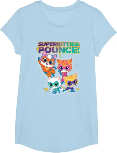 Vista 17 de Disney Junior SuperKitties Pounce! Camiseta de equipo completo, talla S