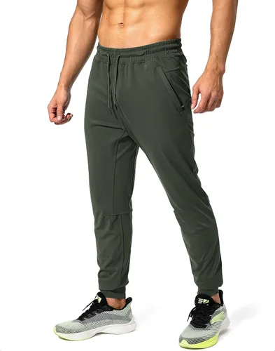 Vista 2 de G Gradual Pantalones deportivos para hombre con bolsillos con cierre y pantalones deportivos para correr y entrenar