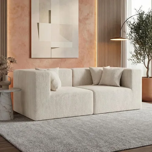 Vista 67 de MONVANE Sofá cama convertible de 55.5 pulgadas, sofá cama 2 en 1 sin hueso con bolsillo de almacenamiento, cómodo sofá de asiento profundo