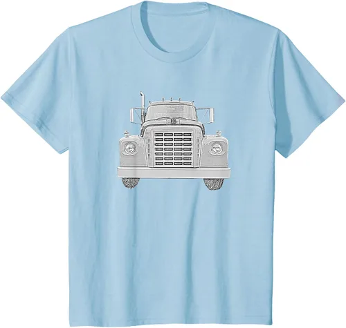 Vista 9 de Camiseta clásica de camión pesado International Harvester IH Loadstar, Negro, S