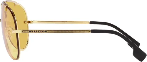 Vista 2 de Versace Man Sunglasses Gold Frame, Yellow Lenses, 0MM