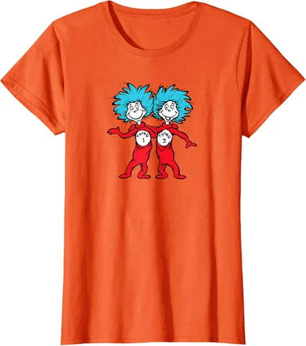 Vista 65 de Dr. Seuss Thing 1 Thing 2 Buddies - Camiseta Negro