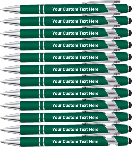 Vista 13 de Bolígrafos personalizados, bolígrafo grabador de negocios personalizados, bolígrafos personalizados con nombre, lápices capacitivos para pantallas