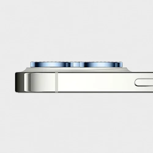 Vista 3 de CASETiFY Gema De Lente De Cámara [Fácil Aplicación] Para iPhone 16 Pro / 16 Pro Max - Azul Bebé