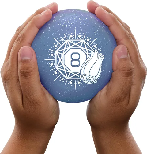 Vista 3 de Mattel Games Magic 8 Ball DreamWorks Trolls Band Together - Juego novedoso para adivinar, juguete brillante para familias y noches de juego
