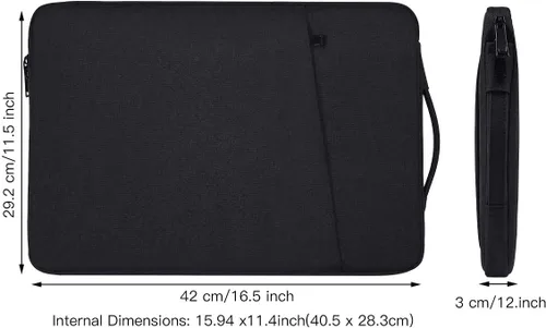 Vista 2 de Funda para tableta de dibujo gráfico para XP-Pen Artist 13.3 Pro/V2/ Artist 14/12, Bolso de transporte Huion Kamvas Pro 13 GT-133 (Negro)