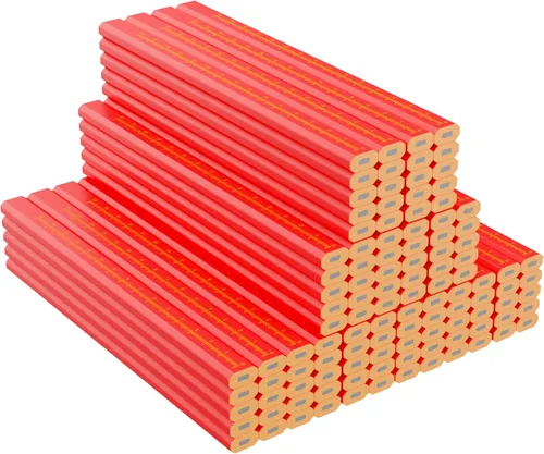 Vista 7 de KR. LIF 110 lápices de carpintero de construcción, lápiz de marcado de carpintero para carpintería, herramienta de marcado de hormigón, lápices