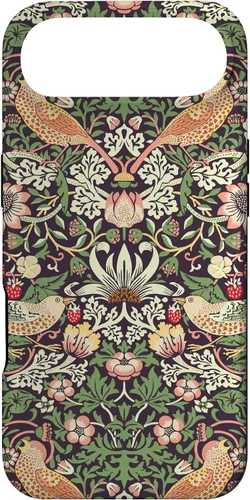 Vista 27 de Funda con diseño Art Nouveau para iPhone 16, diseño de ladrón de fresas William Morris