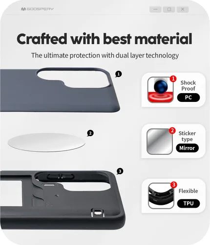 Vista 187 de GOOSPERY Parachoques magnético para puerta compatible con Galaxy S9 Plus, tarjetero tipo billetera con cierre automático por iman, funda protectora