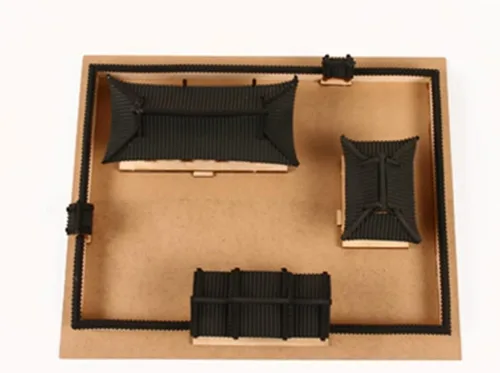 Vista 4 de Kit de modelo de madera de escritorio estilo coreano juego de casa / YG652 por Young Modeler
