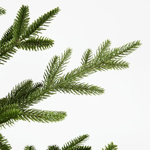 Vista 7 de WBHome Pre-Lit 7 FT Alpine Fir Artificial Christmas Tree with 300 Clear Lights, Sparse Christmas Tree, Green Verde