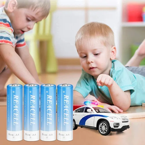 Vista 8 de 16 baterías recargables AA de 2800 mAh, batería AA NiMh de alta capacidad, baterías AA de 1.2 V con caja de batería