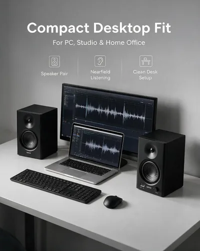 Vista 2 de Edifier Altavoces de computadora MR4 para PC de escritorio, monitores