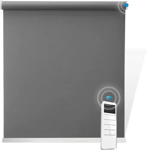 Vista 11 de Persianas blackout enrollables personalizadas simples y elegantes, para ventanas, puertas, puertas francesas, ahorro de energía, protección UV