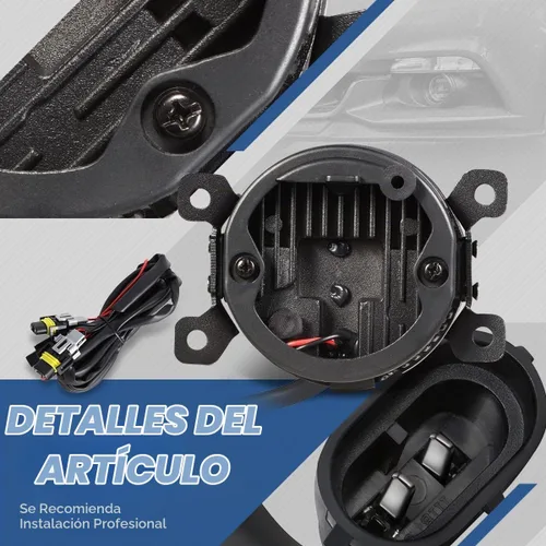 Vista 3 de Auto Dynasty Proyector LED completo, luces antiniebla compatibles con Ford Lincoln Frontier Pilot Subaru Jaguar 2004-2022, lámparas antiniebla