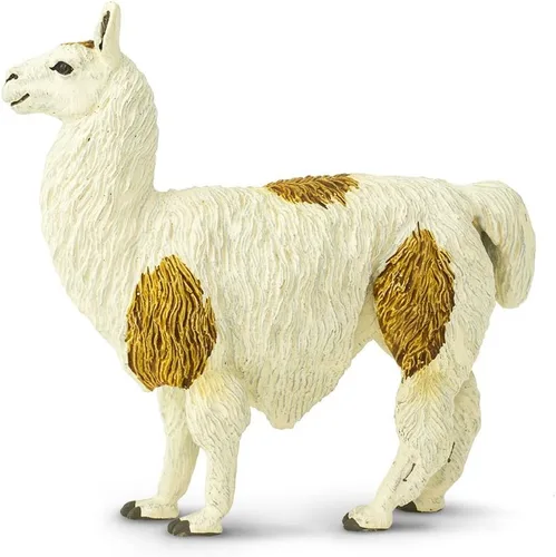 Vista 3 de Safari Ltd. Figura de llama – Figura realista pintada a mano de 4 pulgadas modelo – Juguete educativo y divertido para niños, niñas y niños a partir