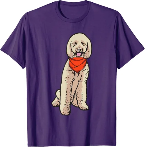 Vista 5 de Goldendoodle perro playera, niños 12, Púrpura