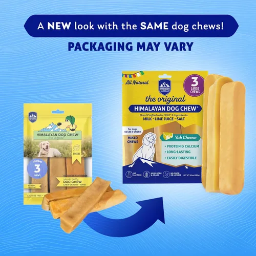 Vista 8 de Himalayan Dog Chew, The Original Yak Cheese Dog Chews, 4 masticables de yak grande/XL