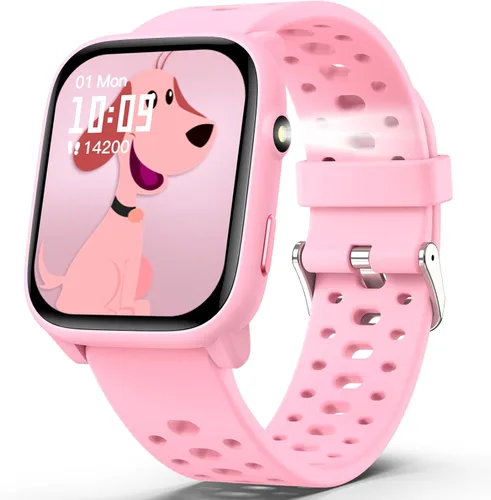 Vista 9 de MgaoLo Reloj Inteligente para Niños 1.85" Actualizado - Rastreador de Actividad con Monitor de Ritmo Cardíaco y Sueño, Más de 100 Modos Deportivos