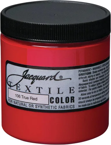 Vista 15 de Jacquard Pintura Textil 8 Oz Negro