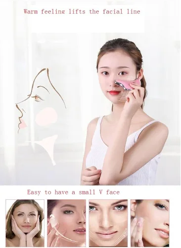 Vista 5 de Gua Sha - Herramienta de masaje para raspar con borde ultra liso, placa de raspado de microcorriente, placa de raspado facial vibrante, masajeador