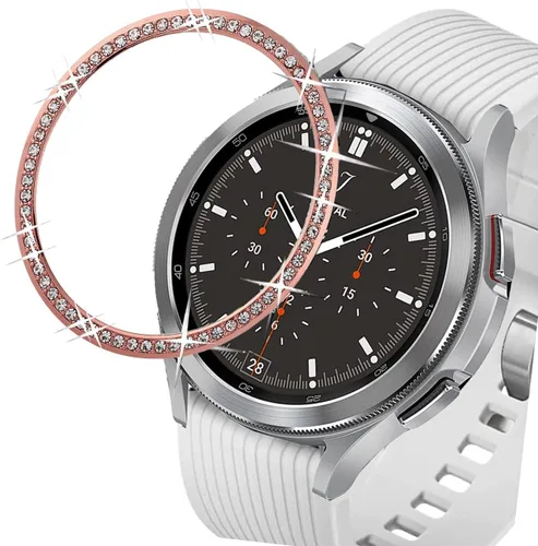 Vista 8 de DEALELE Funda de bisel compatible con Samsung Galaxy Watch 4 Classic de 1.654 pulgadas/Galaxy Watch 1.654 pulgadas/Gear Sport, anillo de bisel de 1#