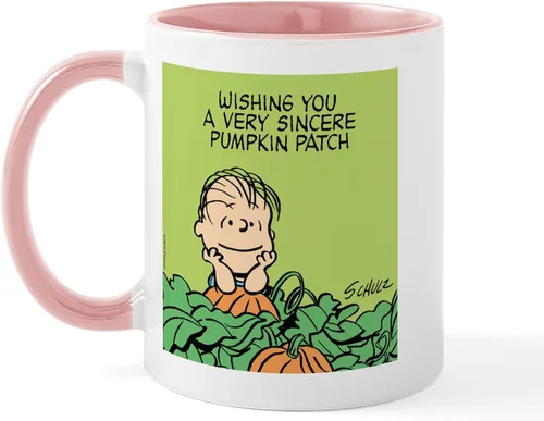 Vista 10 de CafePress Sincere Pumpkin Patch Mug Taza de café de cerámica de 11 oz (11.0 fl oz)