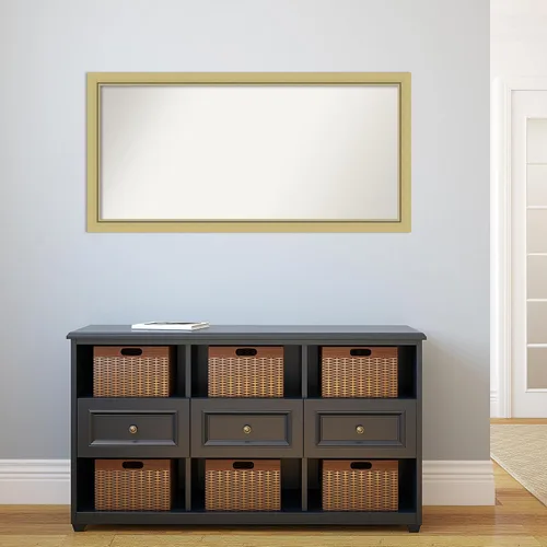 Vista 5 de Amanti Art Gold Wall & Bathroom Mirror for Over Sink, 23x47 Large Mirror Landon Gold Narrow