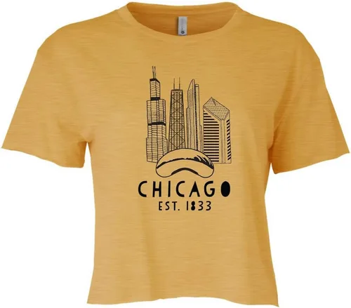 Vista 29 de Cute Women's Screen Location Printed Crop Tee, Shirts With Sayings