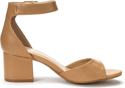 Vista 3 de DREAM PAIRS - Sandalias de tacón grueso y bajo para mujer