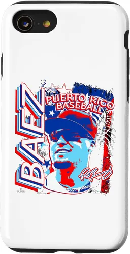 Vista 17 de Funda para iPhone 11 Javier Baez International Baseball Puerto Rico MLBPA