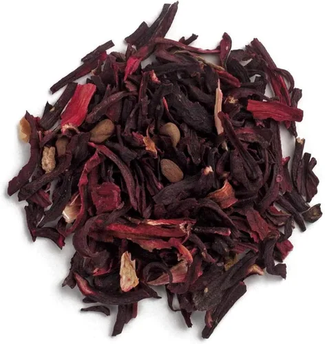 Vista 2 de BlueQueen Flores secas de hibisco a granel perfectas para té y agua fresca mexicana, flor de Jamaica, flores enteras / 30 gm, paquete de 2