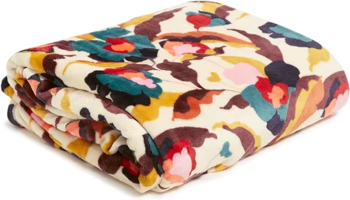 Vista 16 de Vera Bradley cobija de felpa extragrande para mujer, Individual/individual XL