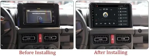 Vista 2 de 1280x720 9 "IPS pantalla táctil Android estéreo para coche Suzuki Jimny