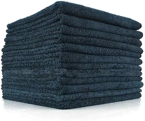 Vista 10 de (Paquete de 12) 16" x 16" toallas de limpieza de microfibra de grado comercial para usos múltiples, altamente absorbentes, sin pelusa, sin manchas