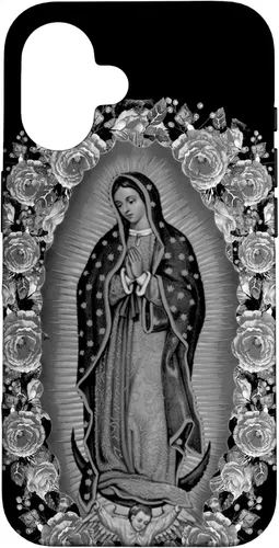 Vista 32 de Our Lady Virgen De Guadalupe - Carcasa floral para iPhone 17