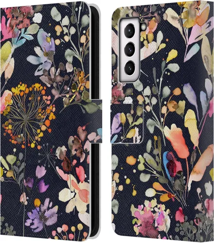 Vista 26 de Head Case Designs Officially Licensed Ninola Beige Wild Grasses Leather Wallet Case Compatible with Samsung Galaxy A07 4G