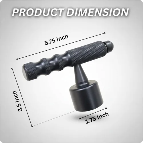 Vista 4 de SmartstickX Mango en forma de T para bastón de autodefensa, agarre mejorado, soporte mejorado para caminatas largas, ajuste duradero y cómodo