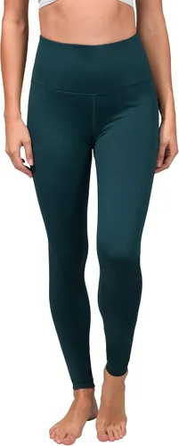 Vista 25 de 90 Degree By Reflex Calzas tipo pantalones de yoga con forro polar para mujer, pantalones de invierno verde ( Agave Green )