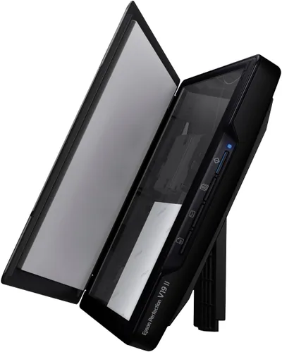Vista 8 de Epson Perfection V19 II - Escáner plano de documentos y fotos a color con resolución óptica de 4800 ppp, alimentación USB y tapa extraíble de gran