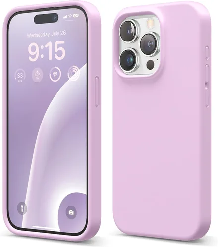 Vista 39 de elago Compatible con Funda para iPhone 15 Pro, funda de silicona líquida, funda protectora de cuerpo completo, a prueba de golpes, funda delgada