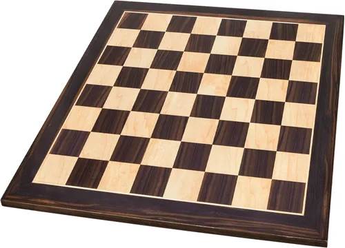 Vista 3 de BIVOMON Tablero de ajedrez de madera de 21.25'', tablero de ajedrez de torneo profesional con cuadrados de 2.2'', juegos de tablero de ajedrez