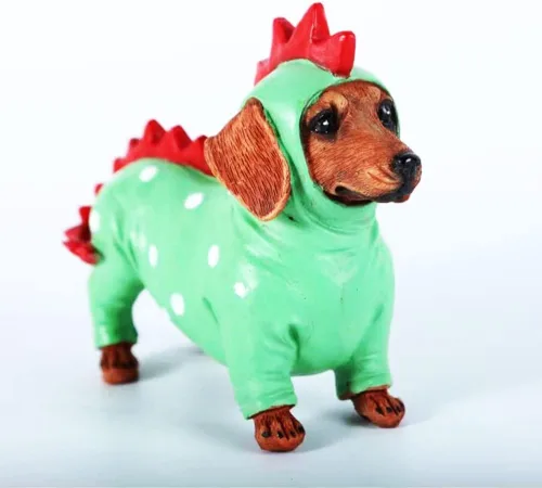 Vista 3 de Cachorro perro moneda banco Dachshund caja de ahorro de dinero vaca