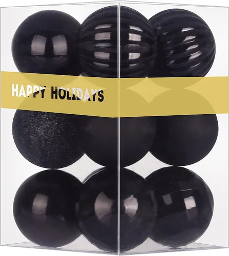 Vista 84 de Esferas pequeñas de Navidad de bronce y dorado de 1.6 pulgadas, adornos para decoración de árbol de Navidad, bolas colgantes inastillables