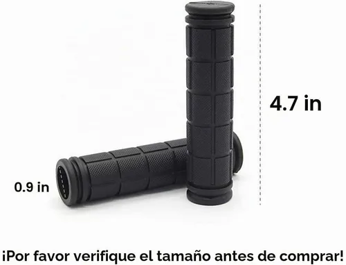 Vista 2 de Empuñaduras de manillar de bicicleta, goma antideslizante para manillar de bicicleta para bicicletas infantiles (7 colores)